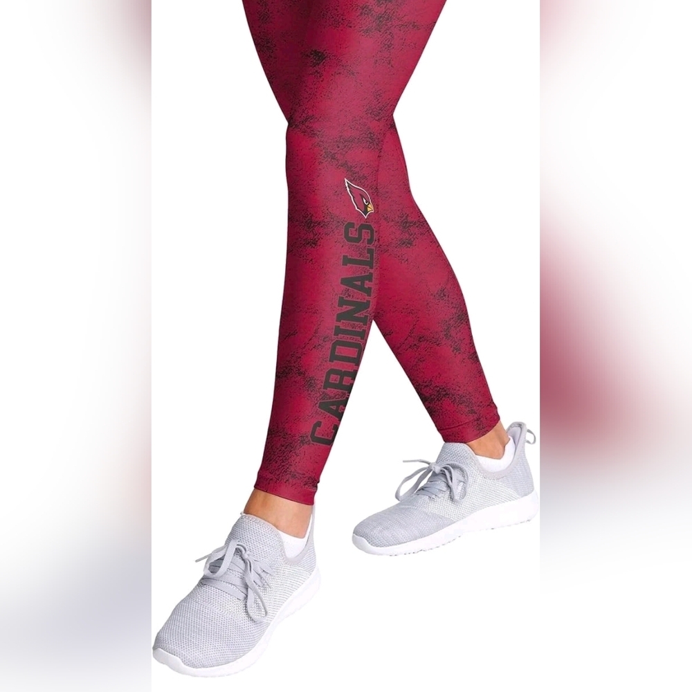 NWT FOCO Womens NFL Team Color Cloud Leggings Arizona Cardinals, Sz XL
